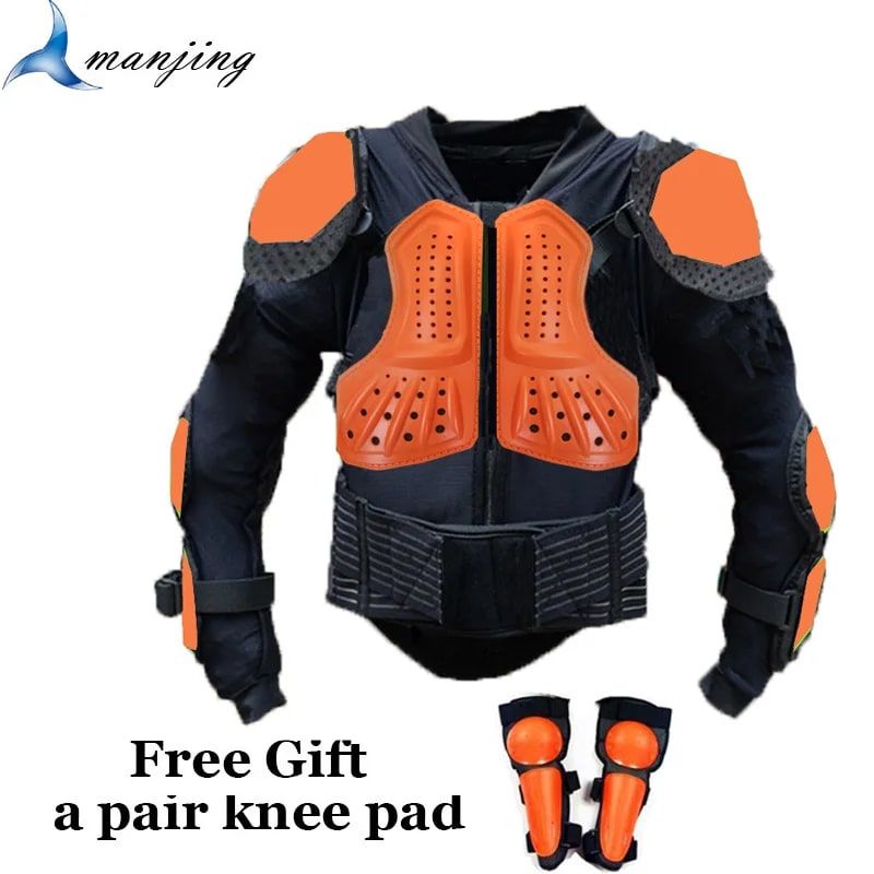 Child Motocross Body Armor Protective Gear Jacket Pad XXL