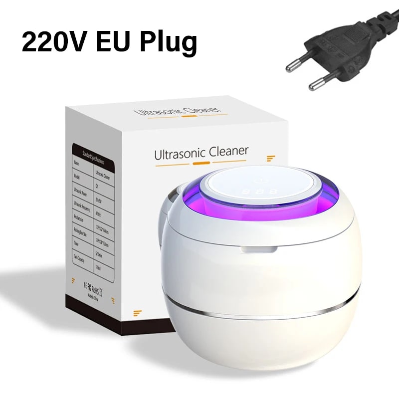 Ultrasonic Cleaner 42KHz UV Jewellery Denture Retainer Cleaning Bath
