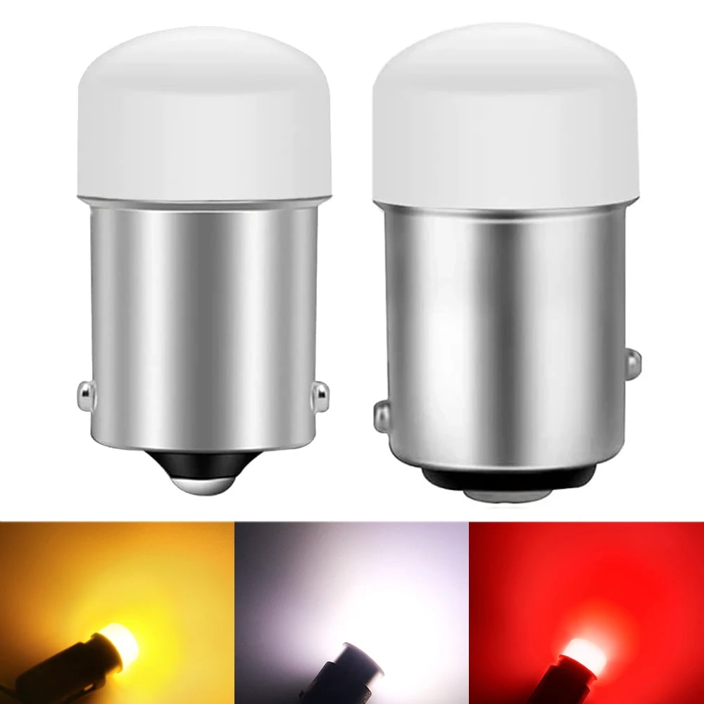 LED Car Bulb 1156 1157 BA15S P21W White Red Amber 12V 200LM